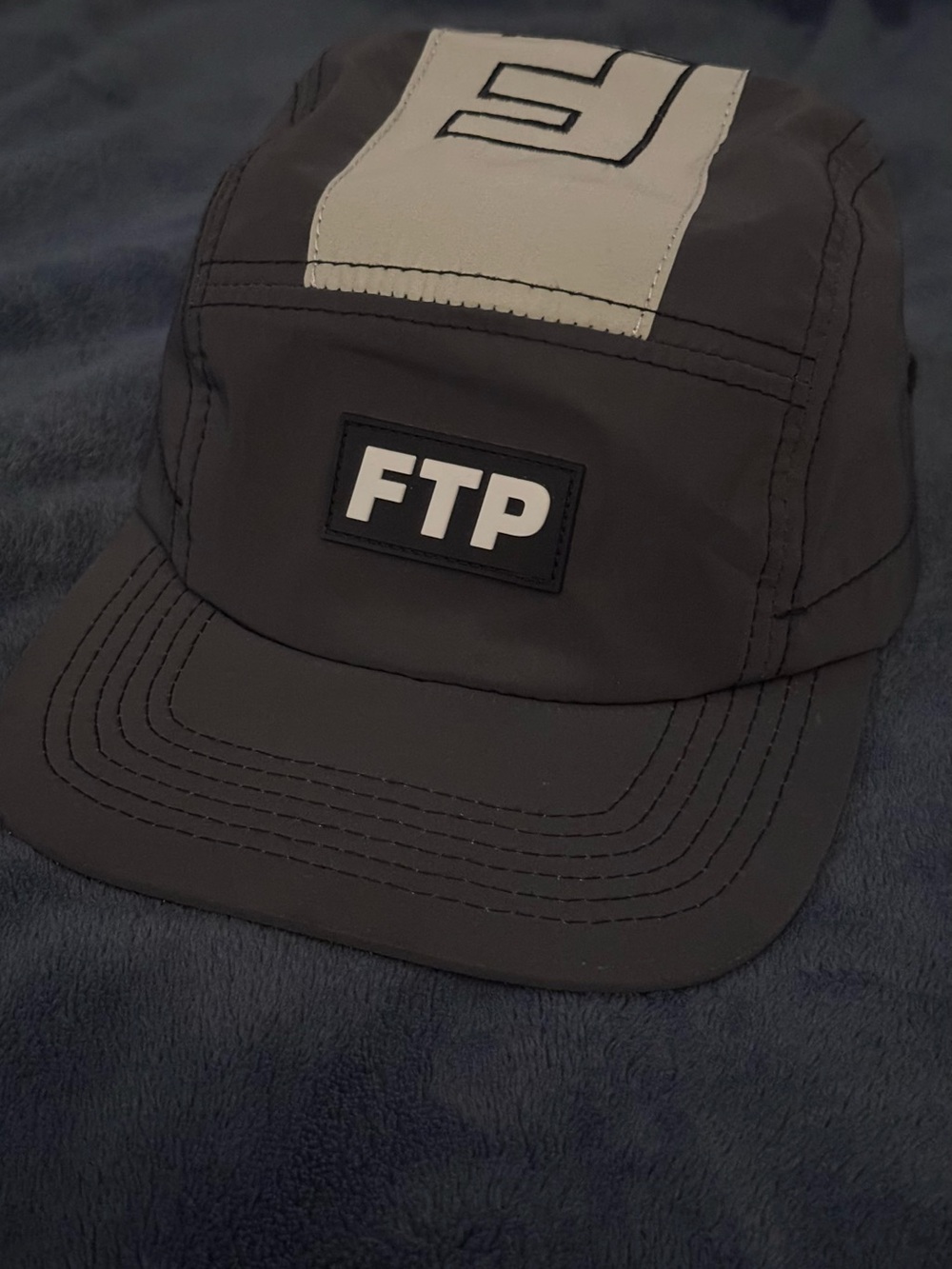 FTP Reflective Drawcord Outdoor Hat Black